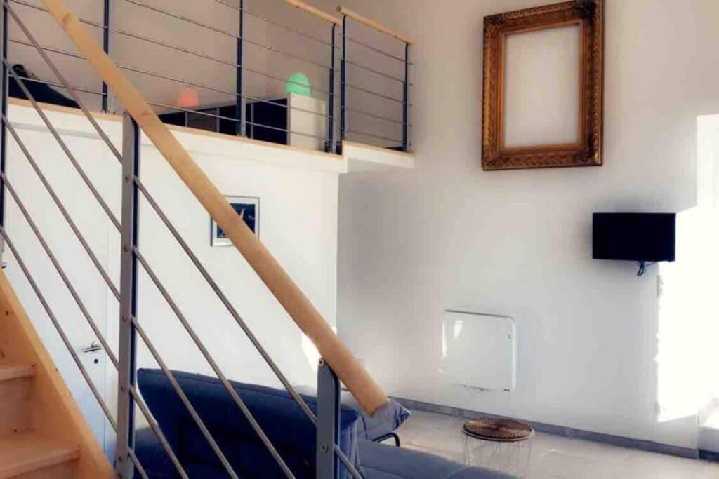 Grand LOFT 73m2 Renové Centre Ville vue jardin 8 couchages Sète Esterno foto