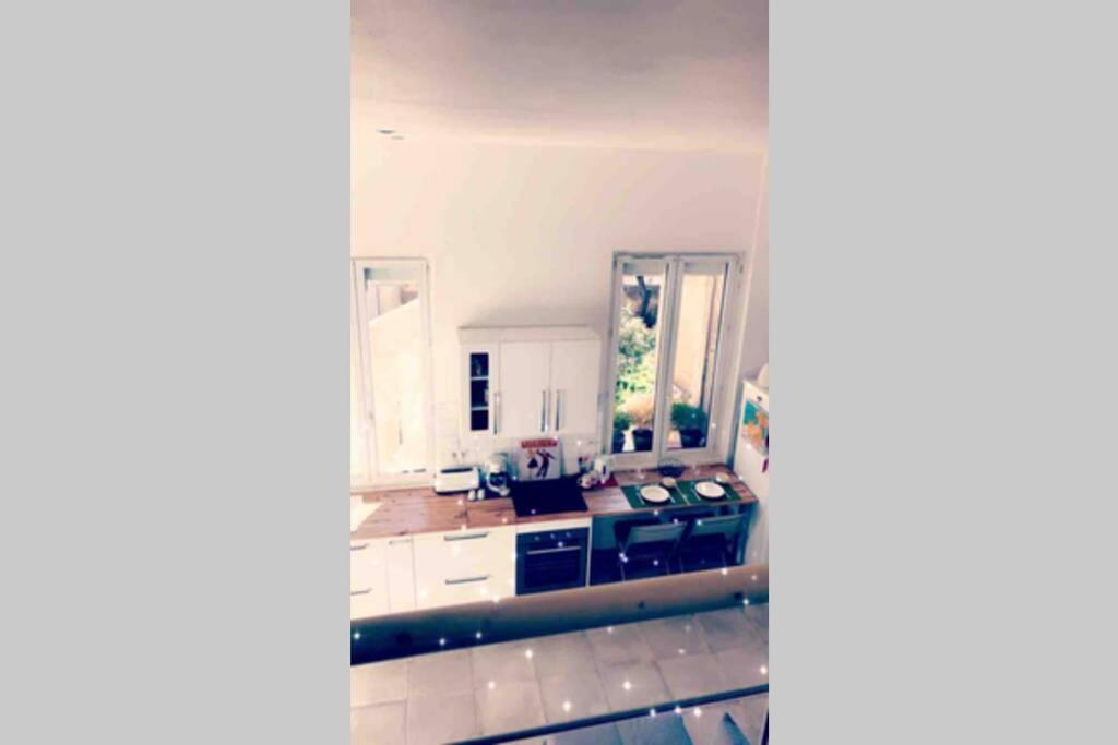 Grand LOFT 73m2 Renové Centre Ville vue jardin 8 couchages Sète Esterno foto